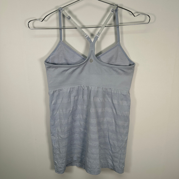 Lululemon Y-back‎ Light Blue Tank Top 10 - Picture 4 of 5